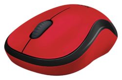 Logitech - M220 Silent - Wireless Mouse - Red